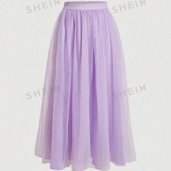 Purple tulle skirt - Picture 1 of 3